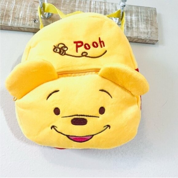 NWT Winnie the Pooh Bear Children's Backpack - Plush Kids Mini Bag - Picture 2 of 13